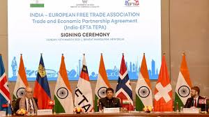 India -EFTA Trade Agreement